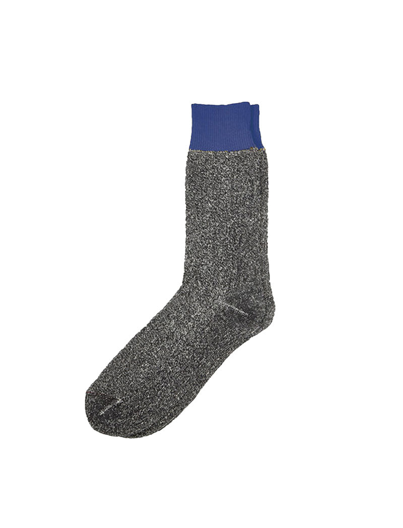 Rototo Double Face Crew Socks Blue / Gray RoToTo