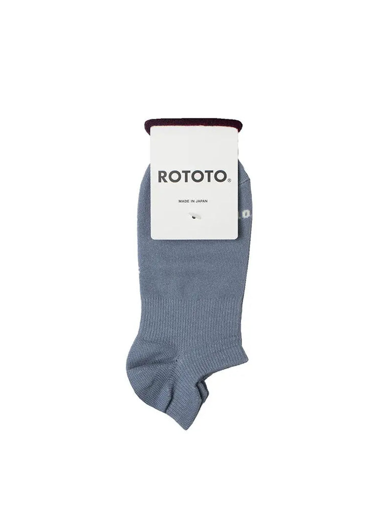 Rototo Sneaker Foot Cover Organic Socks Light Blue RoToTo