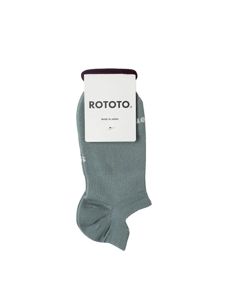 Rototo Sneaker Foot Cover Organic Socks Light Green RoToTo