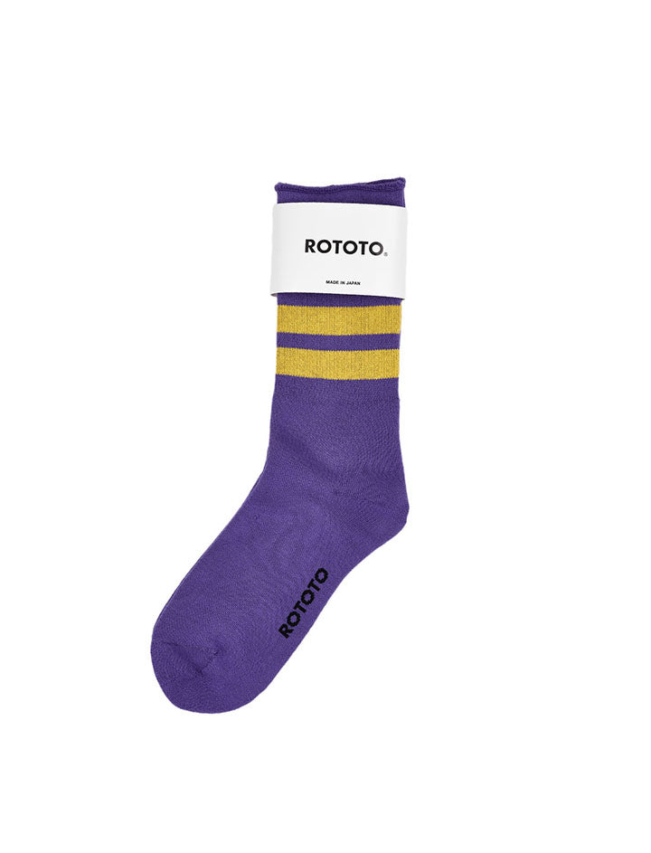 Rototo Three Stripe Purple / Yellow RoToTo