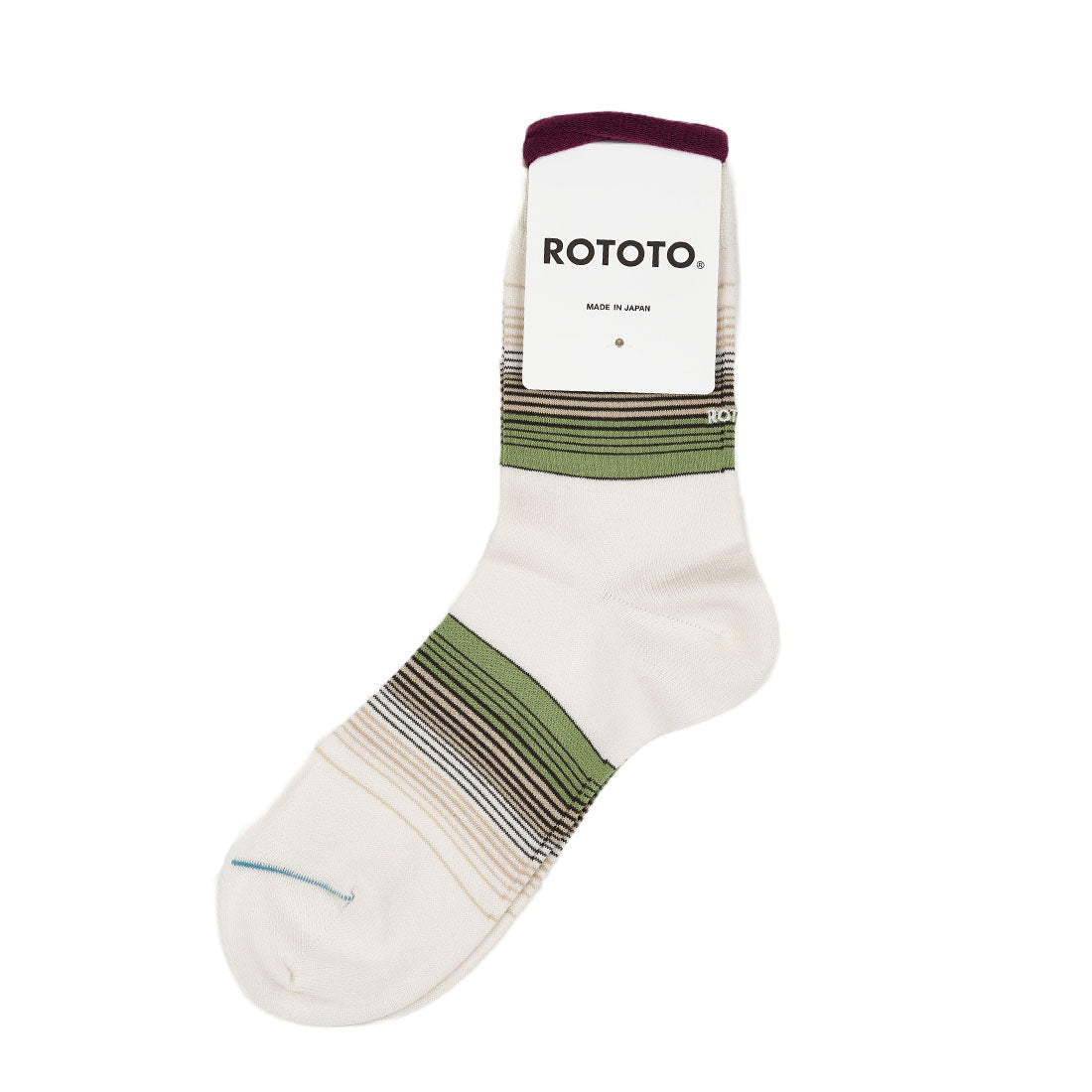 Rototo Four Stripe White