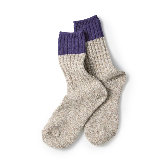 Rototo Merino Wool Ragg Socks Dark Blue