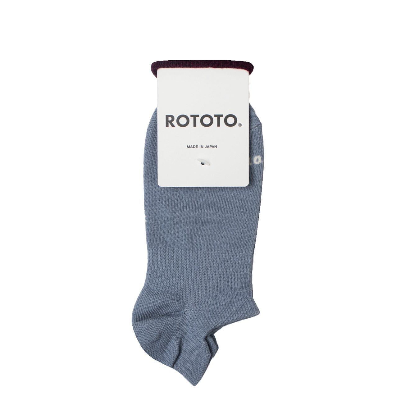 Rototo Sneaker Foot Cover Organic Socks Light Blue