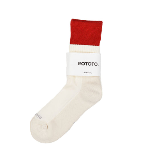 Rototo Top Block Red / Off White