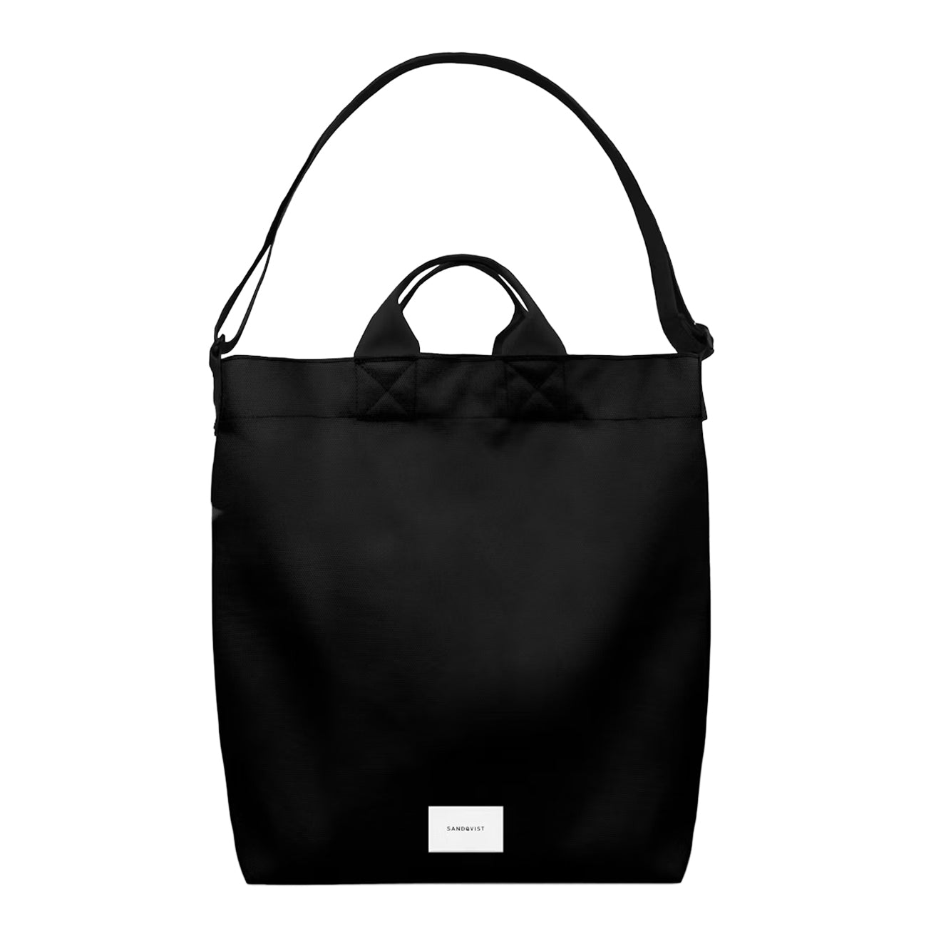 Sandqvist Ground Shopper Bag Black - pam pam 