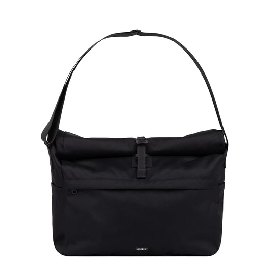 Sandqvist Icon Messenger Bag Black - pam pam