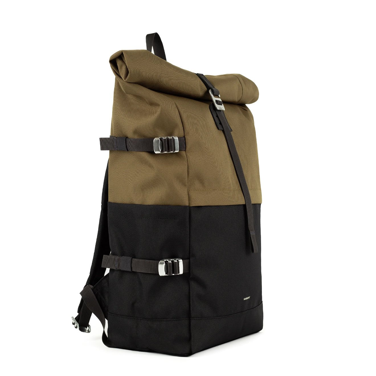 Sandqvist Icon Rolltop Backpack 16" Multi Olive