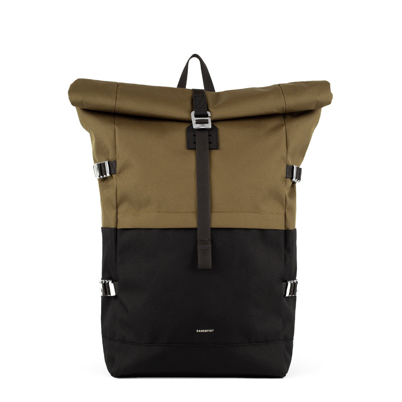 Sandqvist Icon Rolltop Backpack 16" Multi Olive