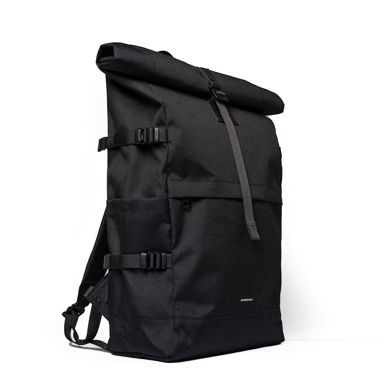 Sandqvist Icon Rolltop Backpack Large Black - pam pam 