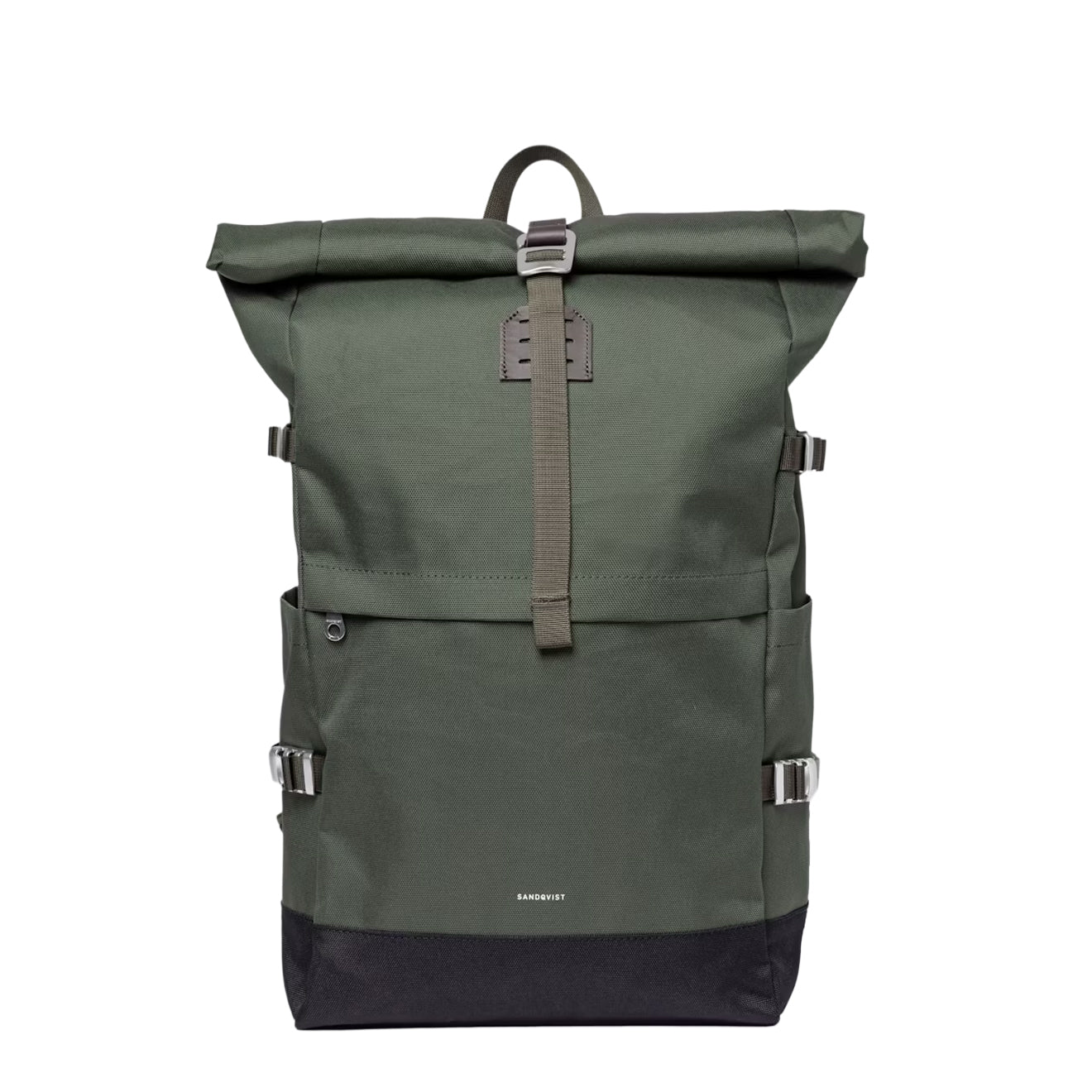 Sandqvist Icon Rolltop Backpack Large Dawn Green - pam pam 