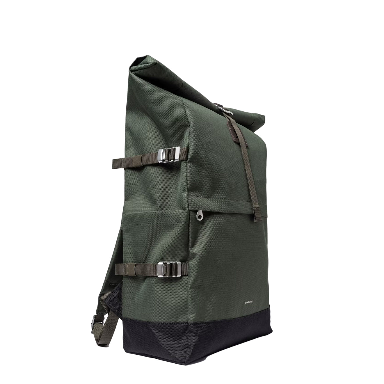 Sandqvist Icon Rolltop Backpack Large Dawn Green - pam pam 
