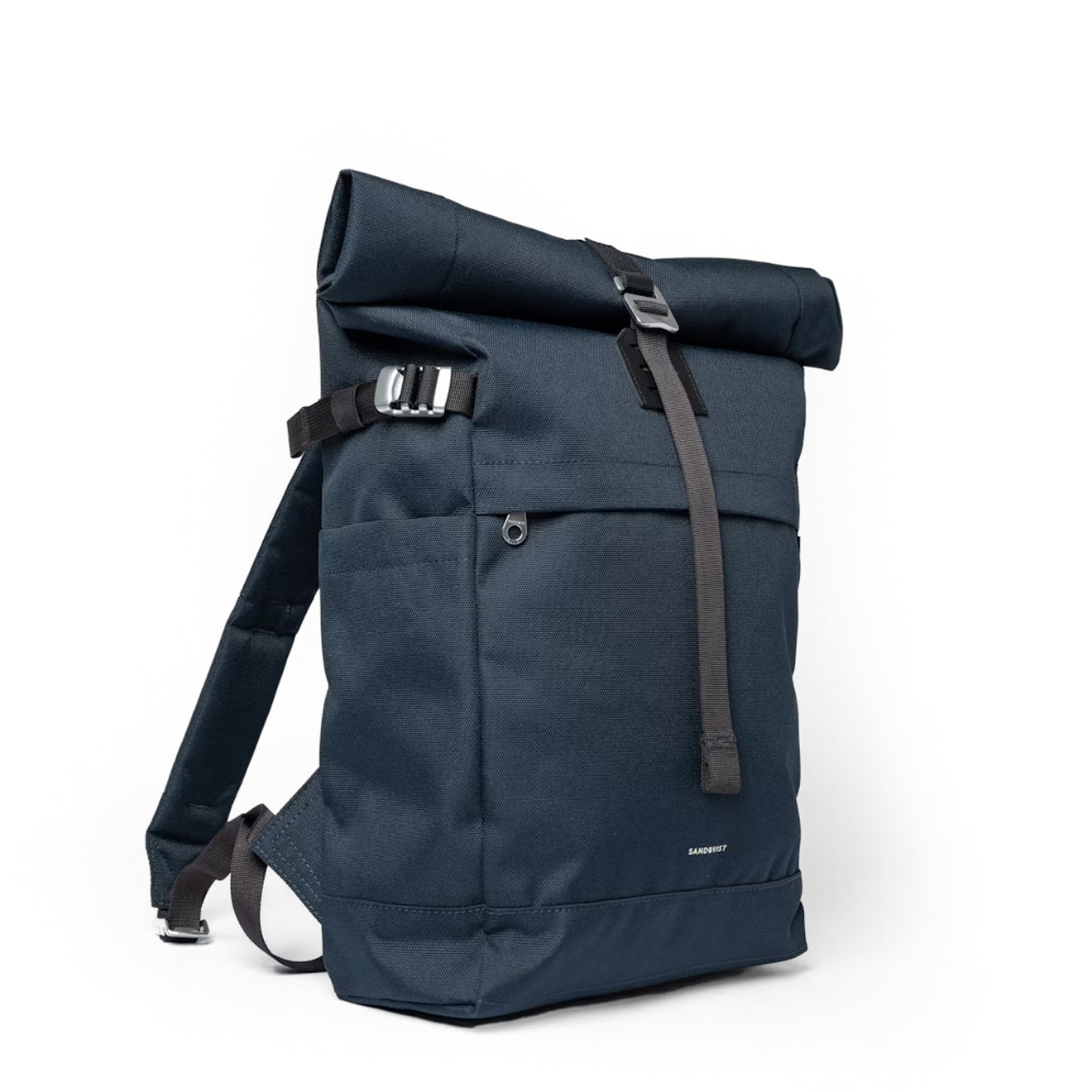 Sandqvist Icon Rolltop Backpack Medium Navy - pam pam 