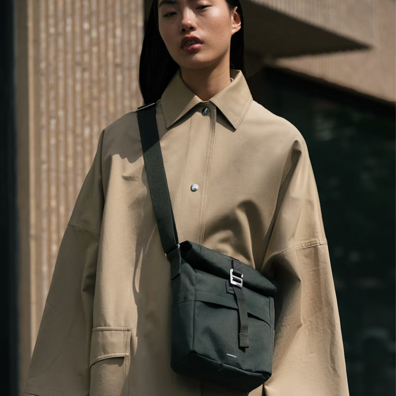 Sandqvist Icon Sacoche Black - pam pam 