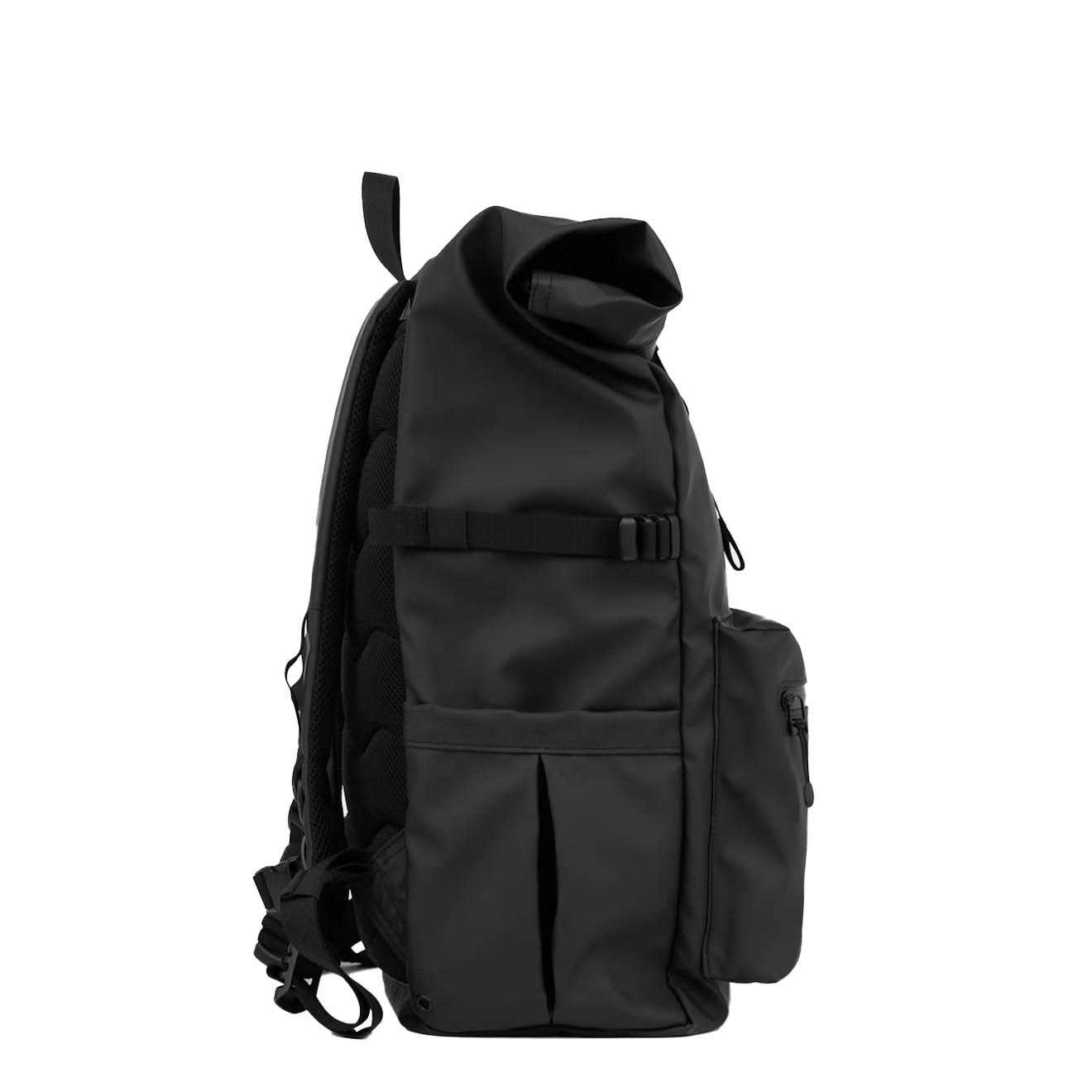 Sandqvist Stream Rolltop Backpack Large Black - pam pam 