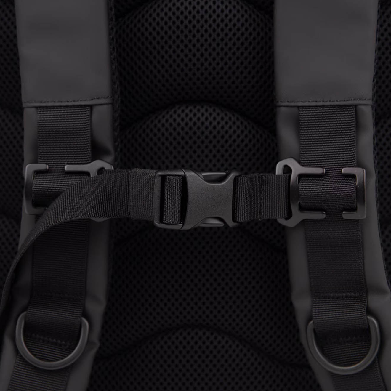 Sandqvist Stream Rolltop Backpack Large Black - pam pam 