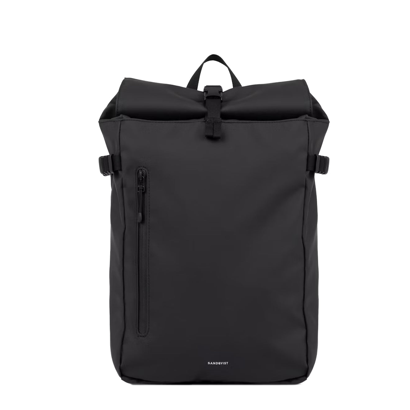 Sandqvist Stream Slim Rolltop Medium Black - pam pam 