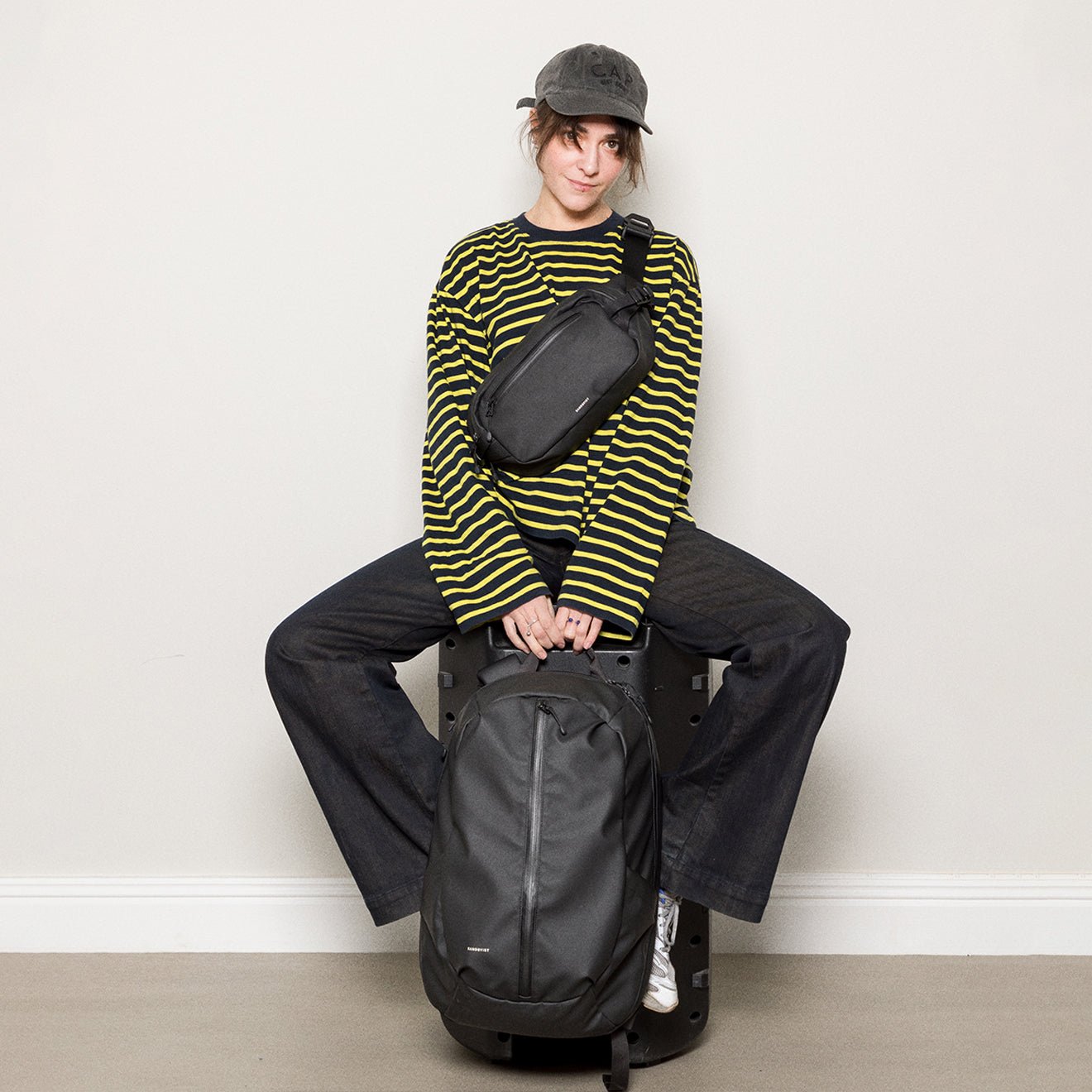 Sandqvist Stream Sling Bag Black