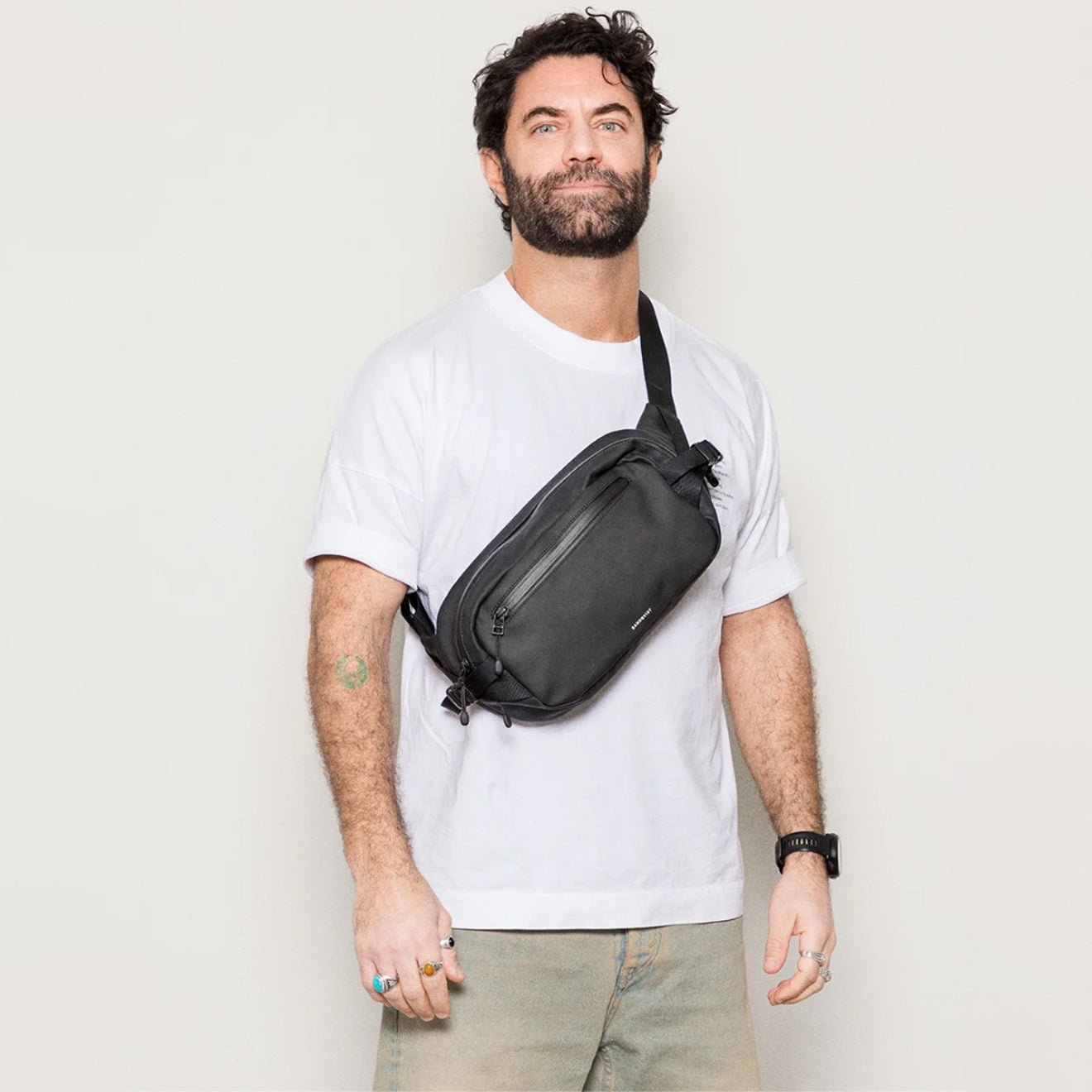 Sandqvist Stream Sling Bag Black
