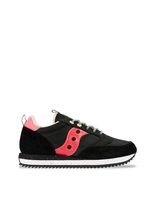 Saucony Jazz Original Vintage Trainer Black / Pink Saucony