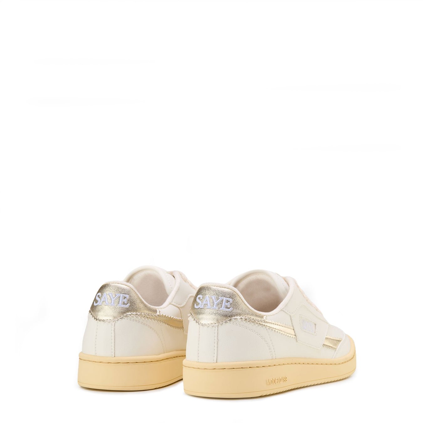 Saye Womens M89 Icon Trainers Metallic Gold
