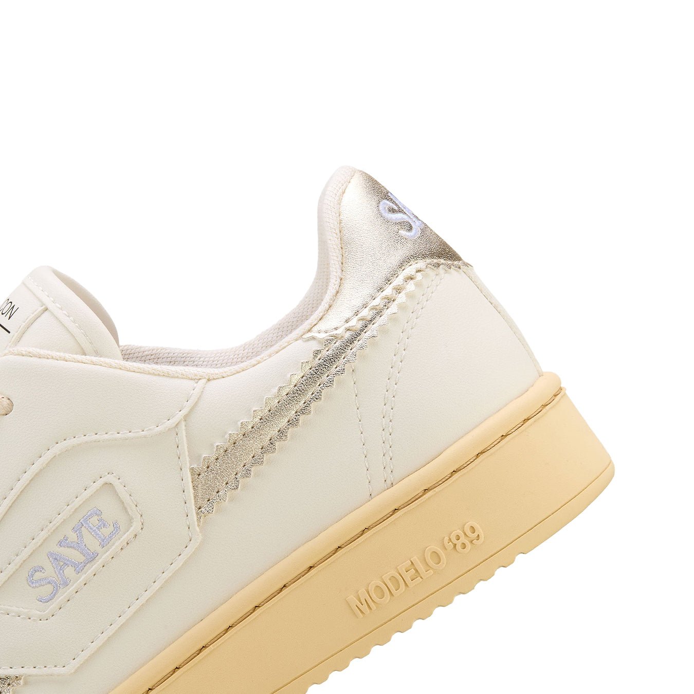 Saye Womens M89 Icon Trainers Metallic Gold