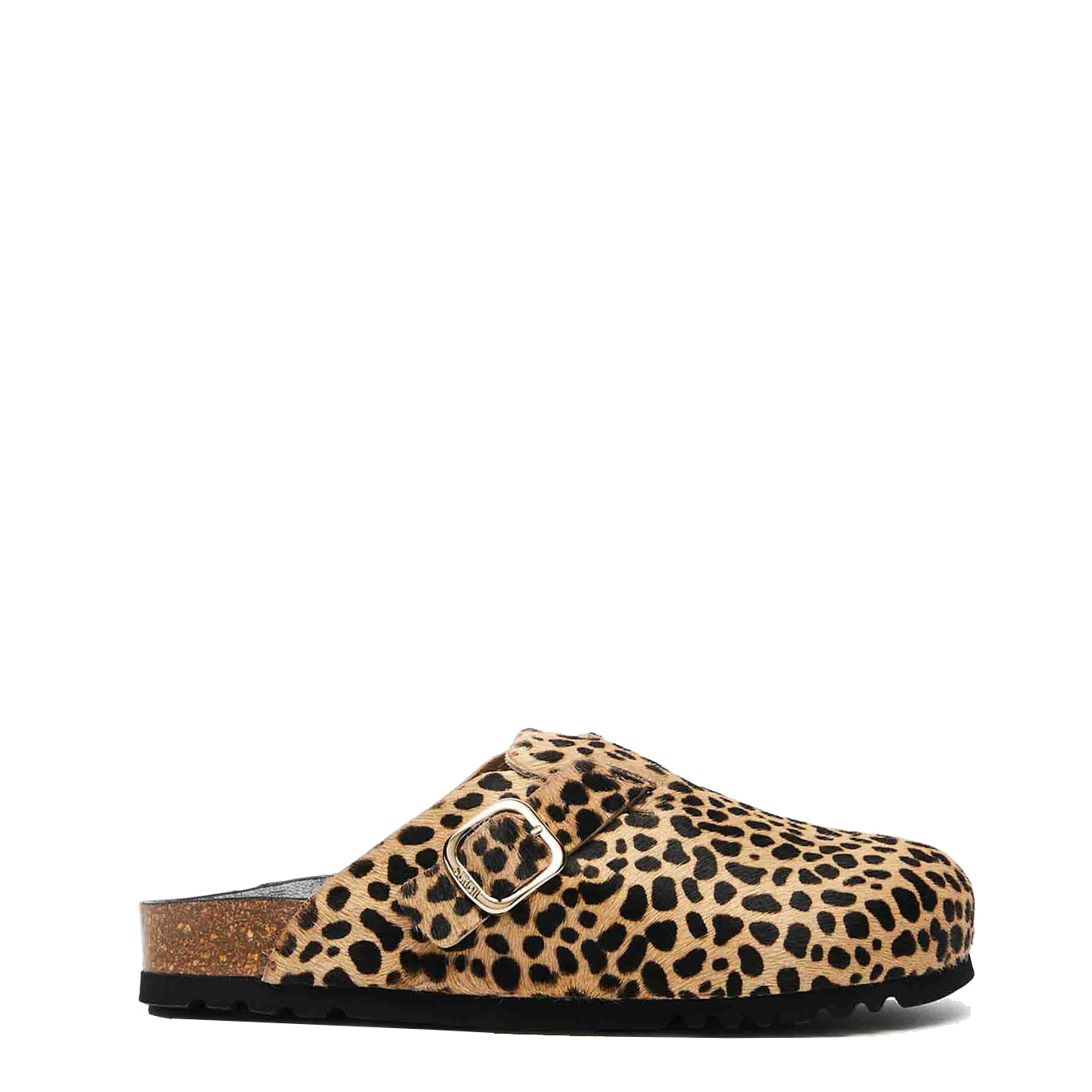 Scholl Womens Fae Cork Sandals Leopard