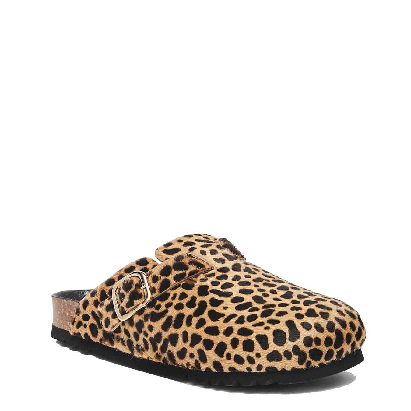 Scholl Womens Fae Cork Sandals Leopard