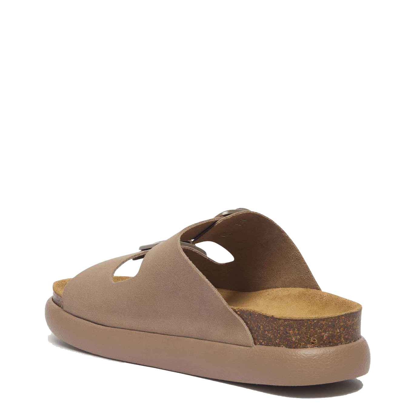 Scholl Womens Noelle Chunky Cork Sandals Dark Beige