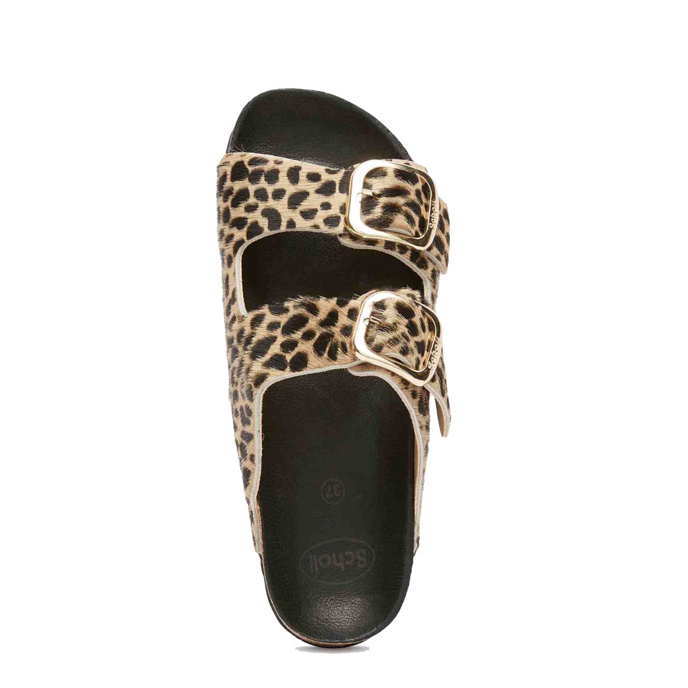 Scholl Womens Noelle Cork Sandals Leopard