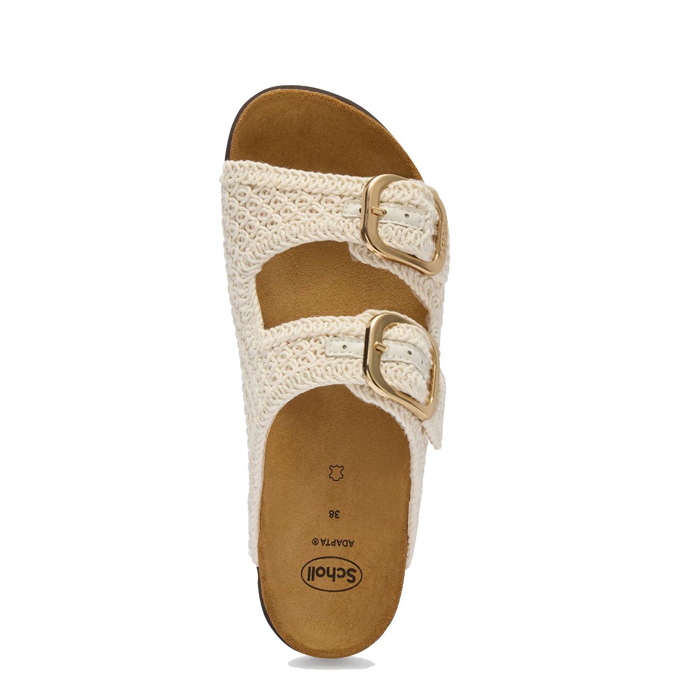 Scholl Womens Noelle Cork Sandals Off White