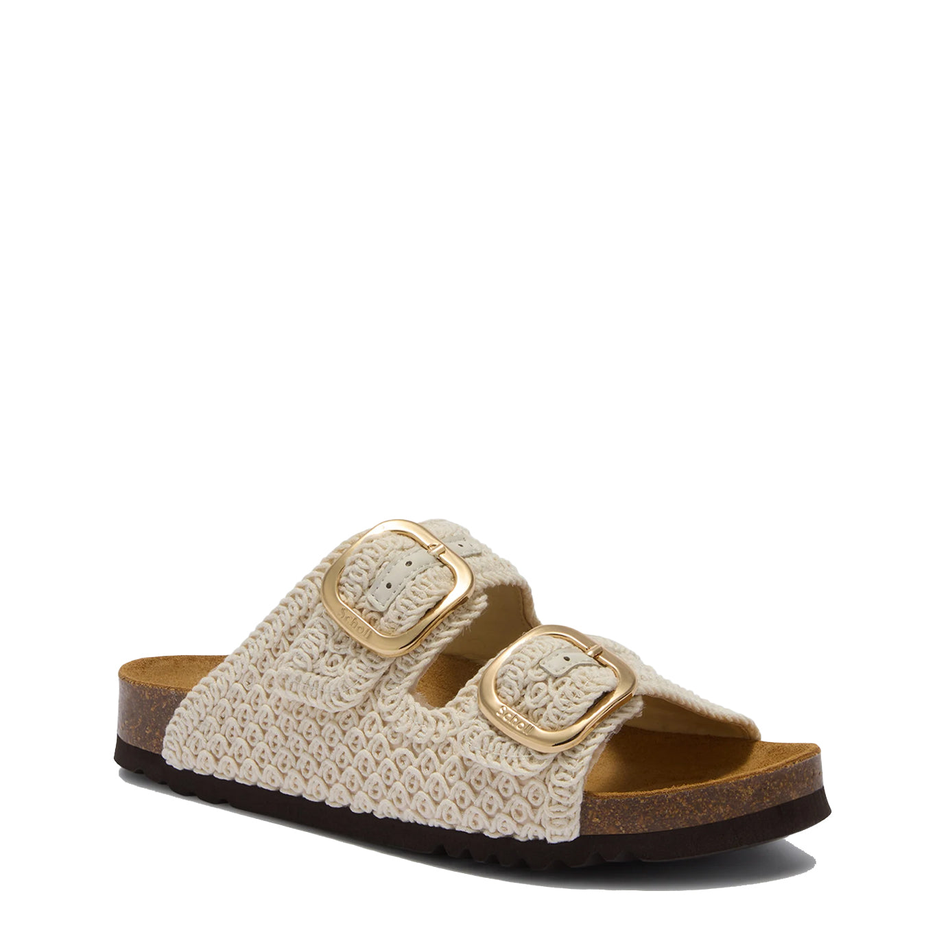 Scholl Womens Noelle Cork Sandals Off White