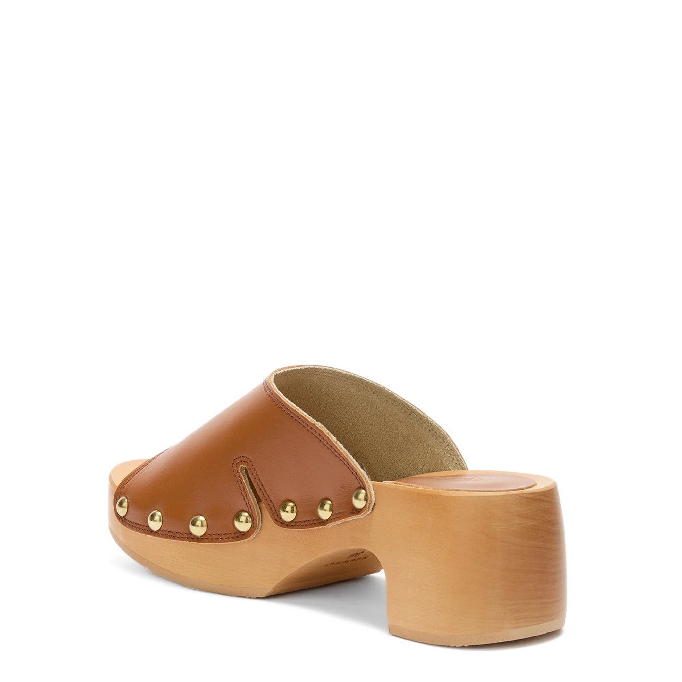 Scholl Womens Pescura Wave Wood Sandals Cognac