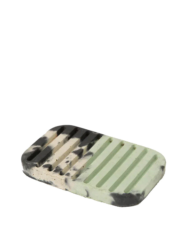 Smith And Goat Concrete Soap Dish Khaki Mint Smith And Goat