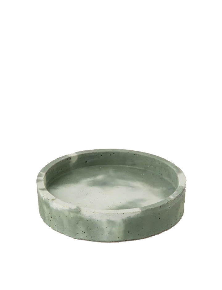 Smith And Goat Round Concrete Tray 9cm Khaki / Mint Smith And Goat