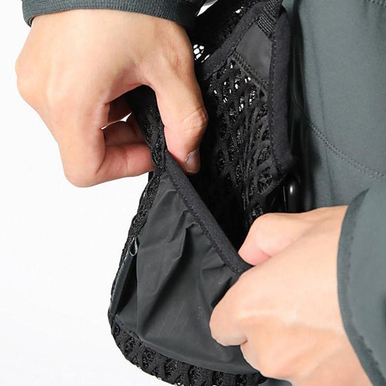 Snow Peak Double Face Mesh Bottle Carrier Black