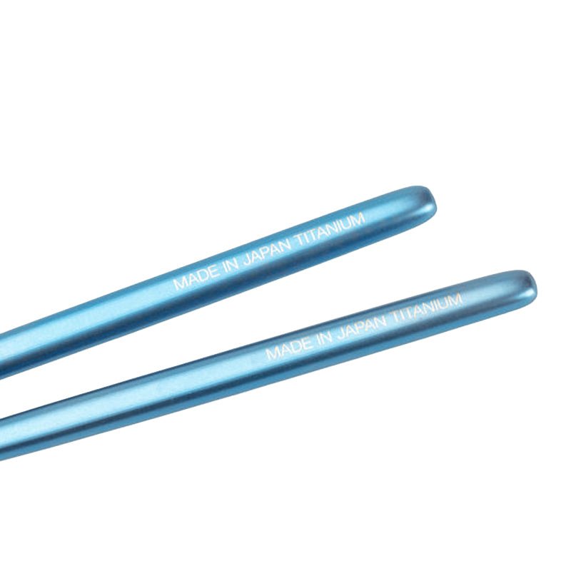 Snow Peak Titanium Chopsticks Blue - pam pam 
