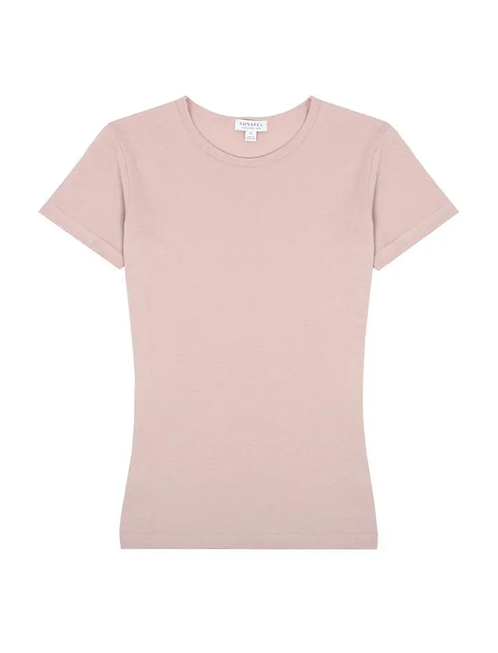 Sunspel Classic T-Shirt Shell Pink Sunspel