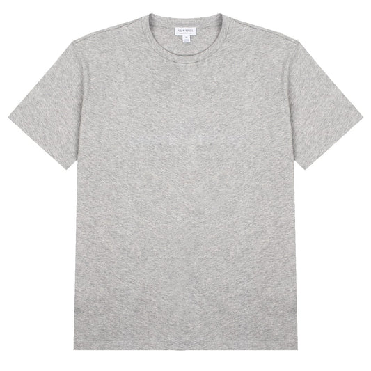 Sunspel Boy Fit T-Shirt Grey Melange