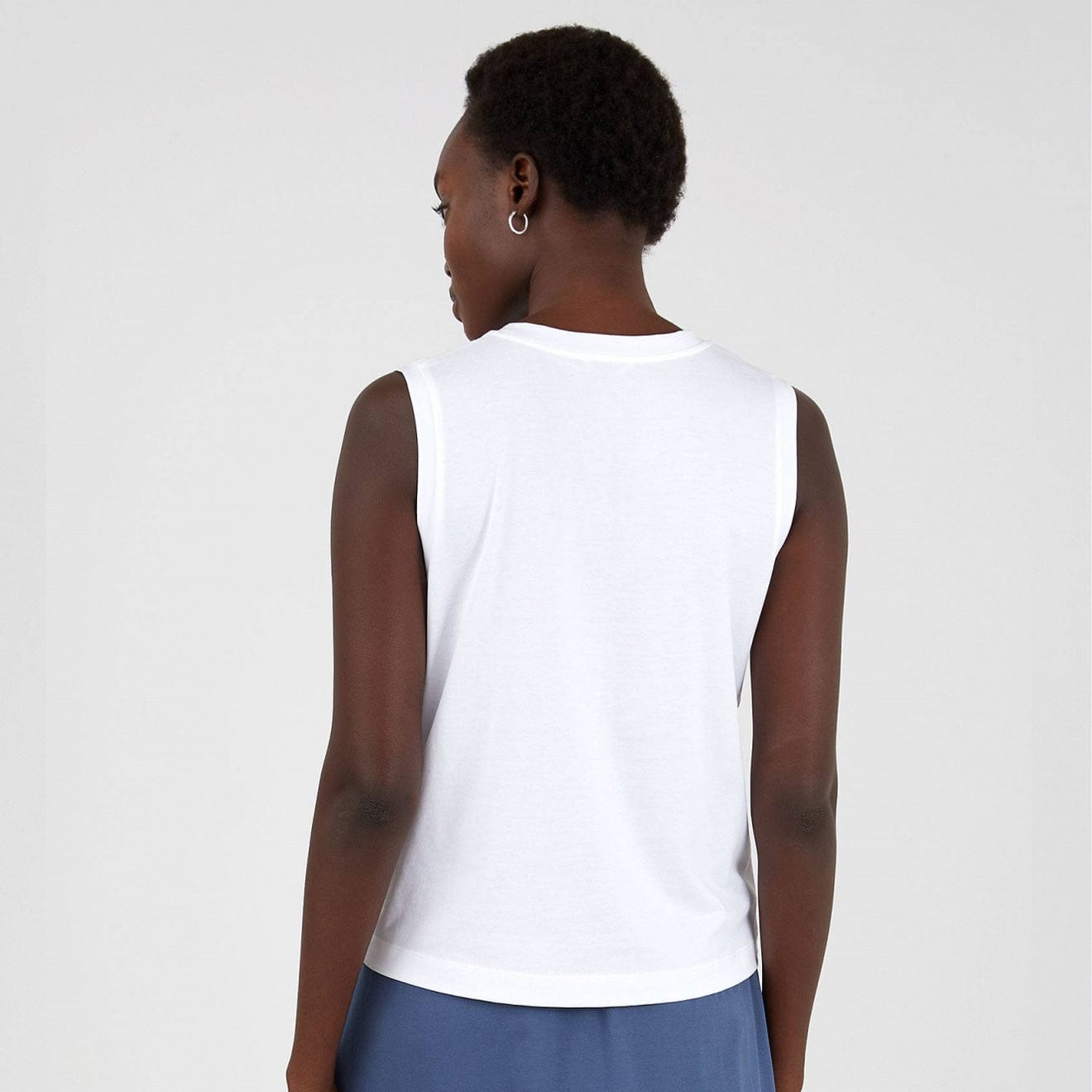 Sunspel Boy Fit Tank T-Shirt White