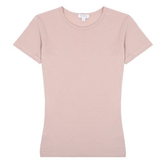 Sunspel Classic T-Shirt Shell Pink