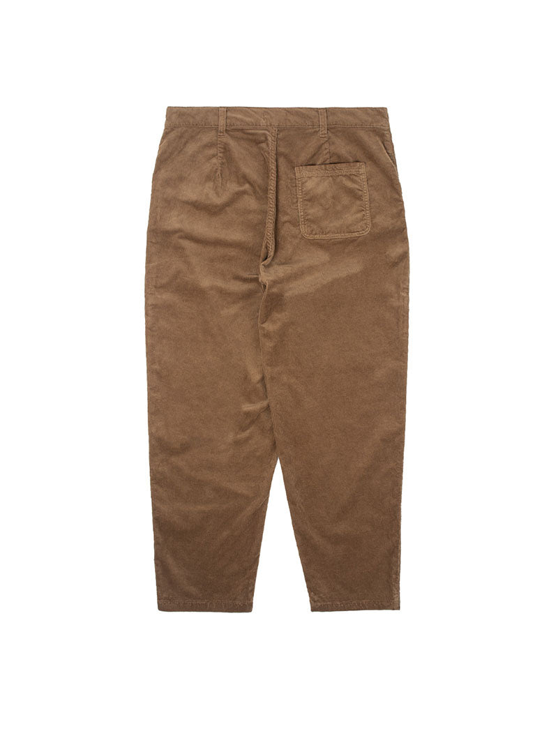 Sunspel Womens Corduroy Trousers Dark Camel Sunspel