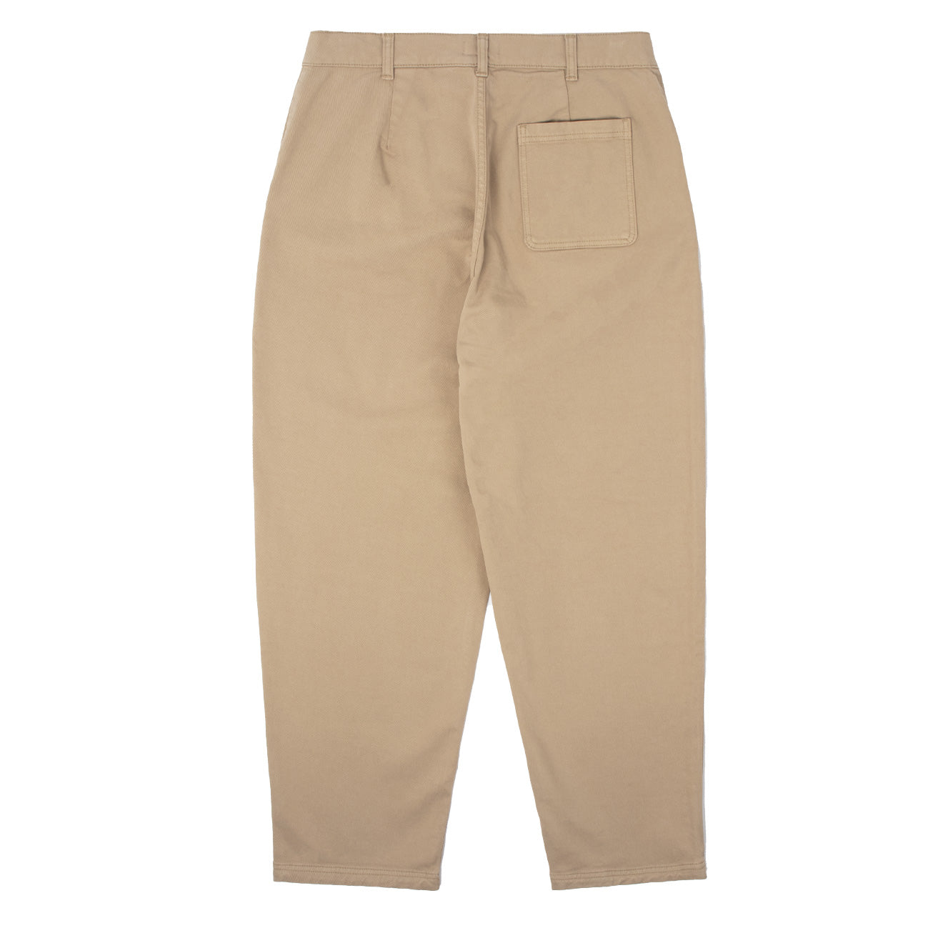 Sunspel Womens Cotton Tapered Trousers Stone