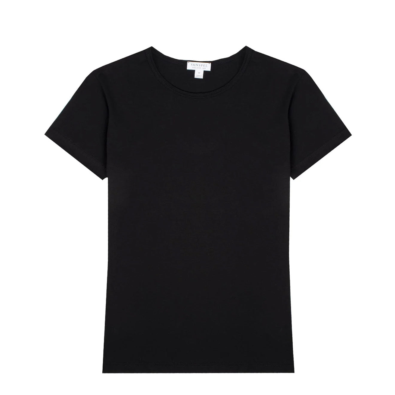 Sunspel Womens Classic T-Shirt Black