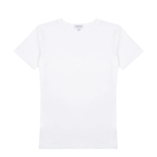 Sunspel Womens Classic T-Shirt White