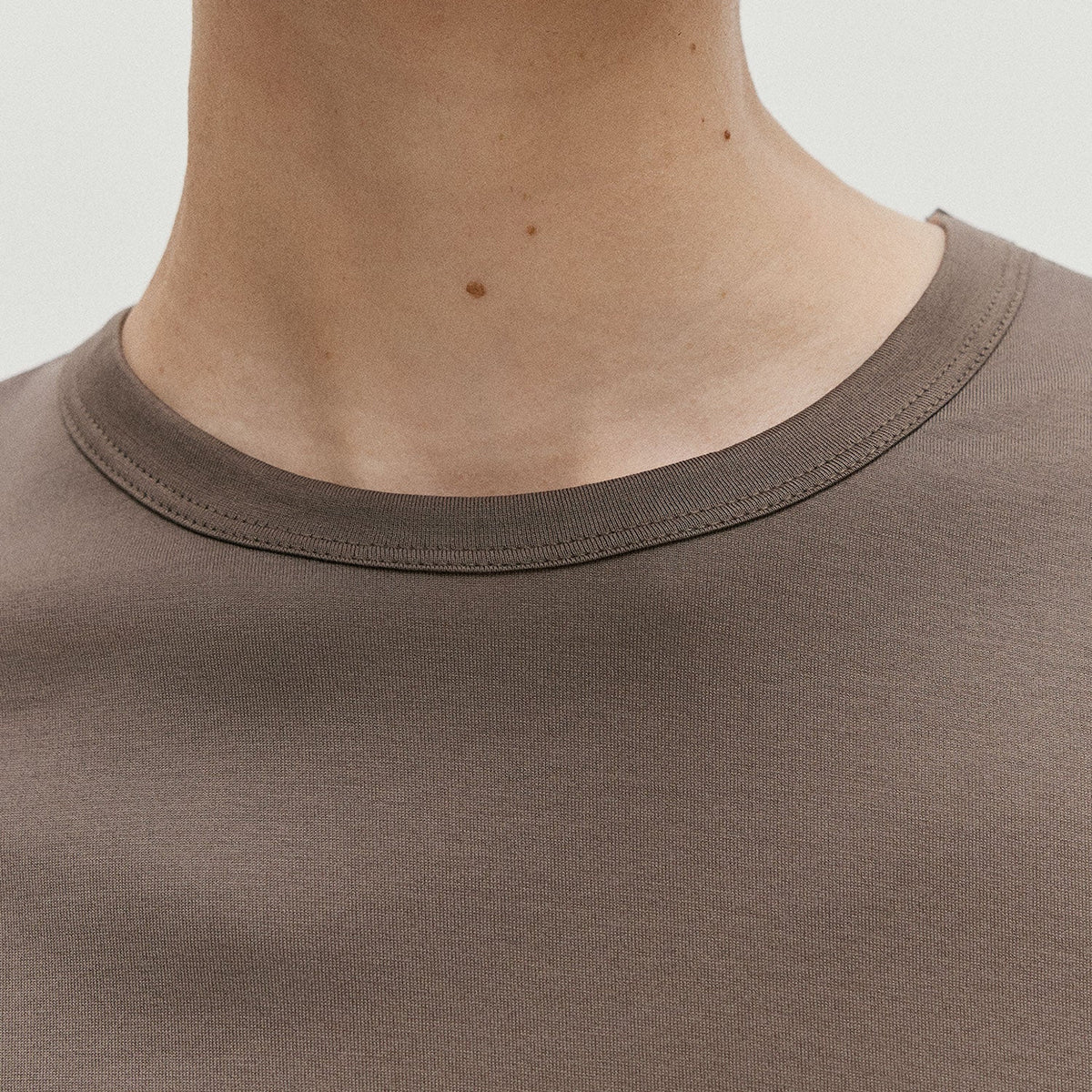 Sunspel Womens Everyday L/S T-Shirt Dark Cedar