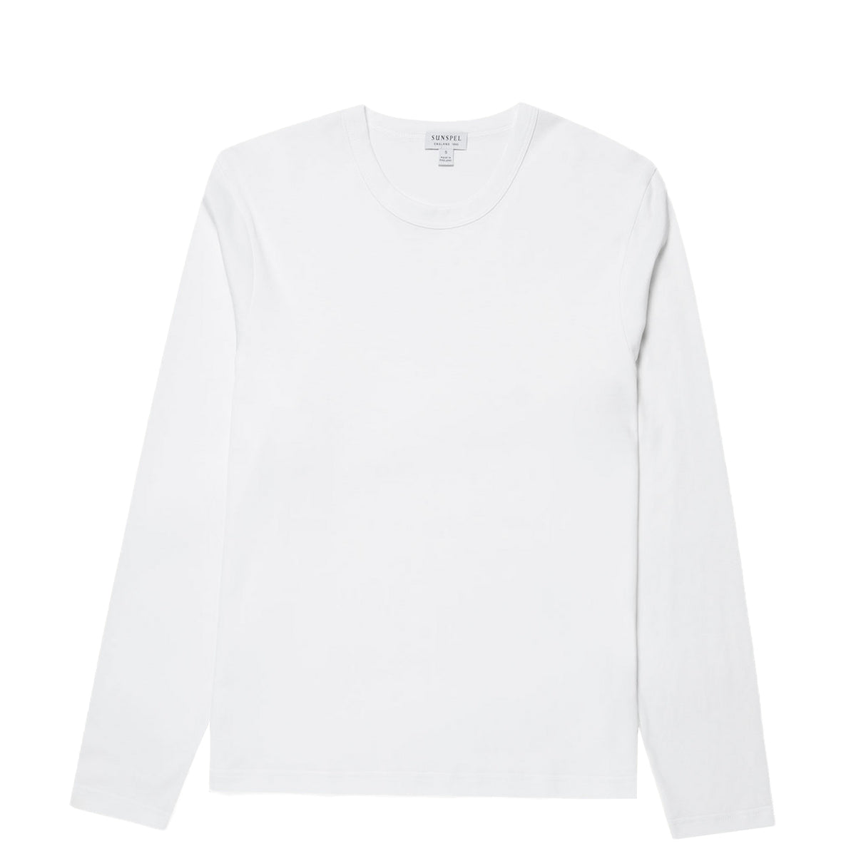 Sunspel Womens Everyday L/S T-Shirt White