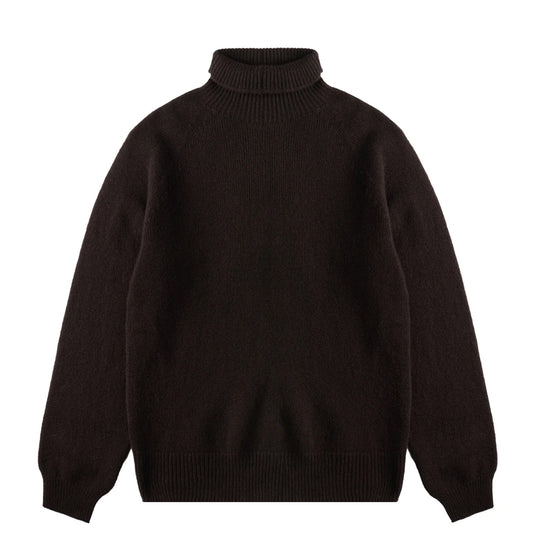 Sunspel Womens Lambswool Funnel Truffle