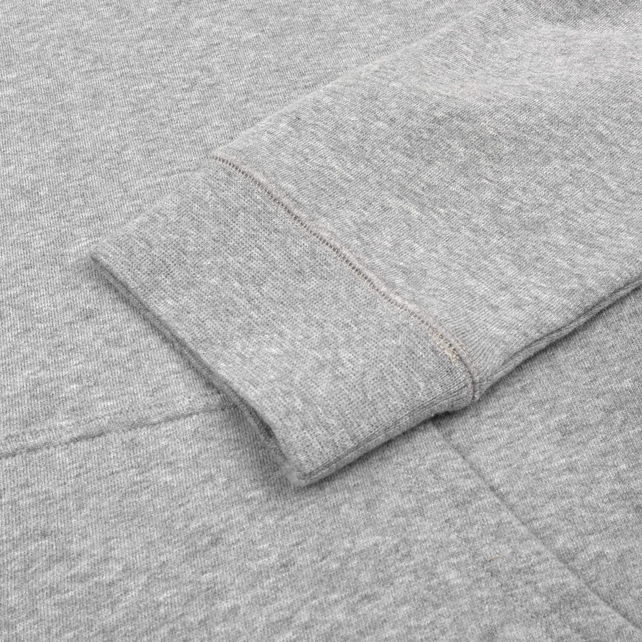 Sunspel Womens Loopback Hoody Grey Melange - pam pam 