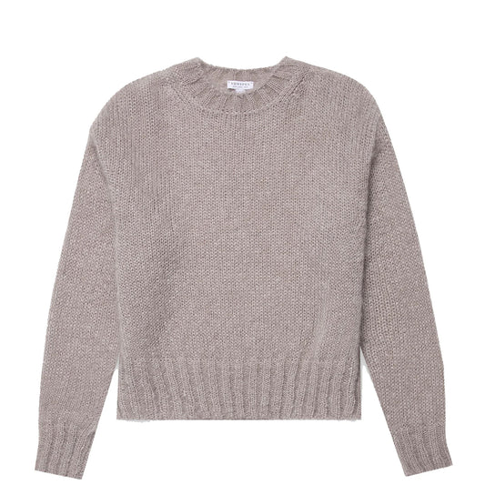 Sunspel Womens Mohair Jumper Sandstone