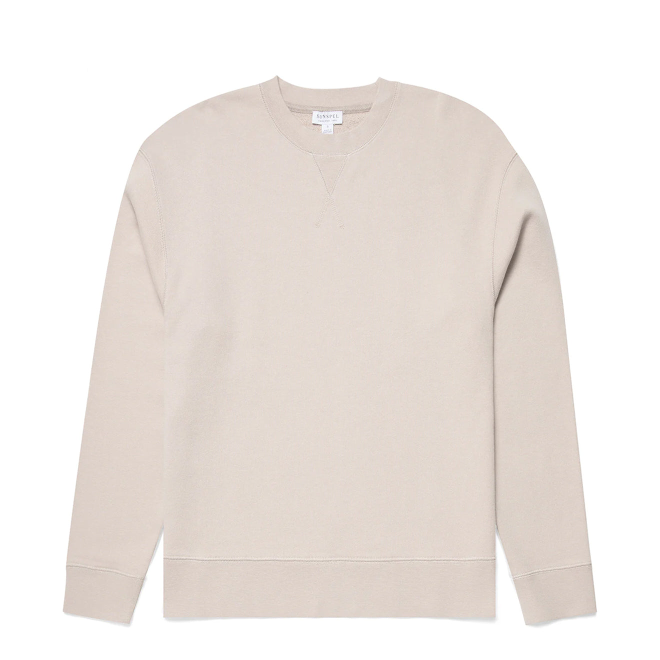 Sunspel Womens Sweatshirt Light Sand
